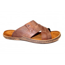 Letní vycházkové pantofle-flexiblová obuv, Josef Seibel, Paul 29, hnědá