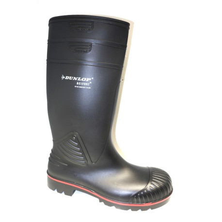 Pracovní obuv-holinky, Dunlop, Acifort HD Full Safety, černá