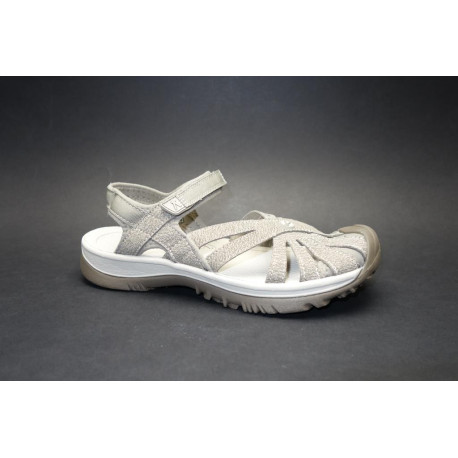 Letní turistická obuv pro lehký terén, Keen, Rose Sandal, šedo-hnědá