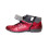 Zimní vycházková obuv-kotníková, Rieker, červeno-šedá