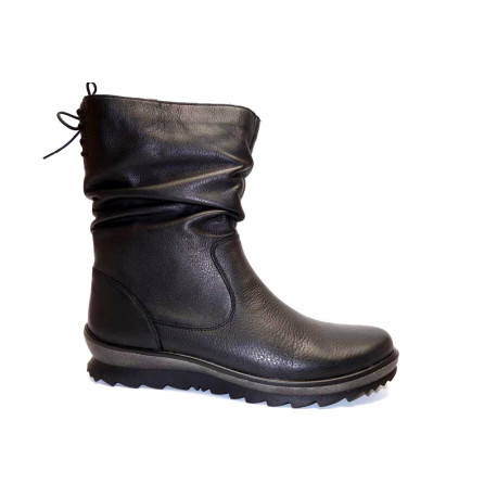 Zimní vycházková obuv-polokozačky, Remonte, černá