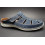Letní vycházkové pantofle-flexiblová obuv, Josef Seibel, Anvers 76, tmavě modro-hnědá