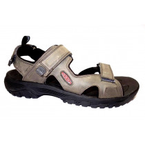 Letní turistická obuv pro lehký terén, Keen, Targhee III Open Toe Sandal, šedo-černá