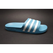 Plážová obuv, Adidas, Adilette Aqua, modro-bílá