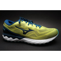 Běžecká obuv, Mizuno, Wave Skyrise 2, zeleno-modrá