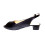 Letní vycházková obuv, De-Plus, šíře K, černá