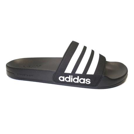 Plážová obuv, Adidas, Adilette Shower, černo-bílá