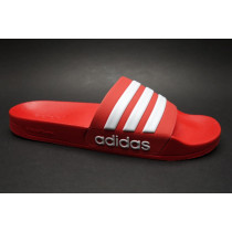 Plážová obuv, Adidas, Adilette Shower, červeno-bílá