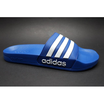 Plážová obuv, Adidas, Adilette Shower, modro-bílá