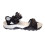 Letní turistická obuv pro středně náročný terén, Adidas, Terrex Cyprex Sandal II, černo-b.