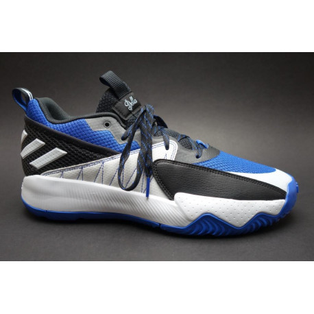 Basketbalová obuv, Adidas, Dame Certified, modro-bílo-černá