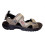 Letní turistická obuv pro lehký terén, Keen, Targhee III Open Toe Sandal, šedo-černá