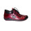 Zimní vycházková obuv-kotníková, Remonte, červeno-černá