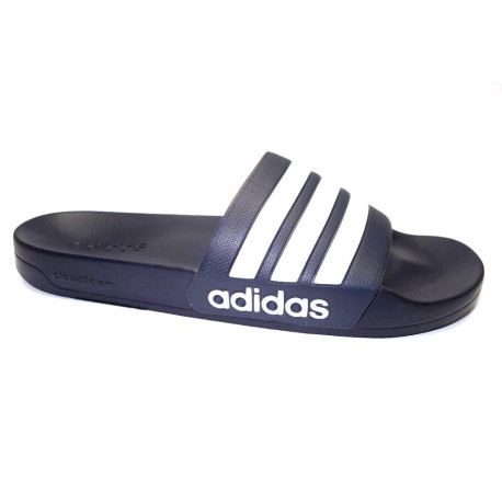 Plážová obuv, Adidas, Adilette Shower, tmavě modro-bílá