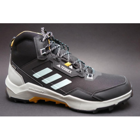 Turistická obuv pro středně náročný terén, Adidas, Terrex AX4 Mid GTX, černá/sv. šedá/aqua