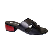 Letní vycházková obuv-pantofle, Remonte, černá