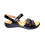 Letní vycházková obuv, Westland, Ibiza 86, černo-stříbrná