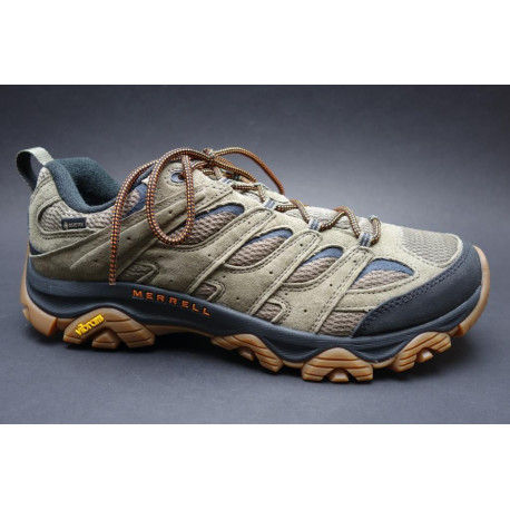 Turistická obuv pro středně náročný terén, Merrell, Moab 3 GTX, olivová/černá