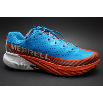 Běžecká obuv do terénu, Merrell, Agility Peak 5, modro-oranžovo-šedá