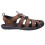 Letní turistická obuv pro lehký terén, Keen, Clearwater CNX Leather, tmavě hnědo-černá