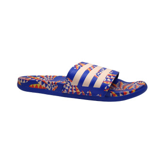 Letní obuv pro volný čas-pantofle, Adidas, Adilette Comfort, modro-béžová