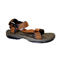 Letní turistická obuv pro středně náročný terén, Teva, M Terra-fi Lite Leather, přírodní